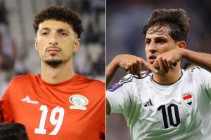 موعد مباراة العراق وفلسطين والتشكيل المتوقع وترددات القنوات الناقلة 